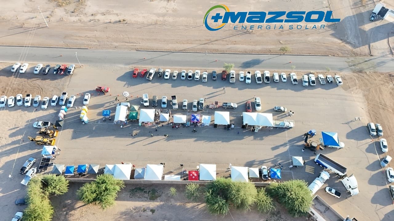 Vista desde arriba del Cluster de la Construcción y Vivienda